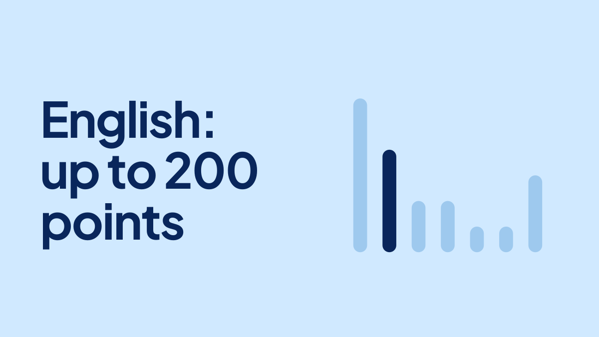 How does Victoria rank 190 applicants? English: up to 200 points